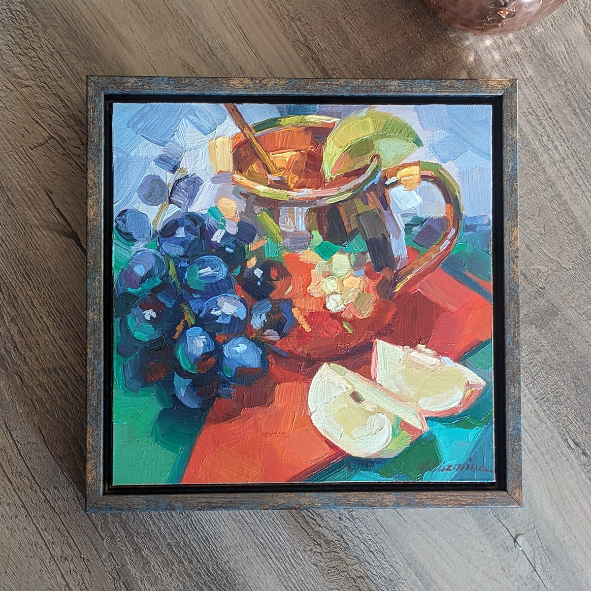 Mule and grapes