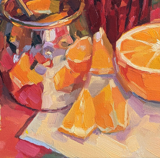 Orange and copper