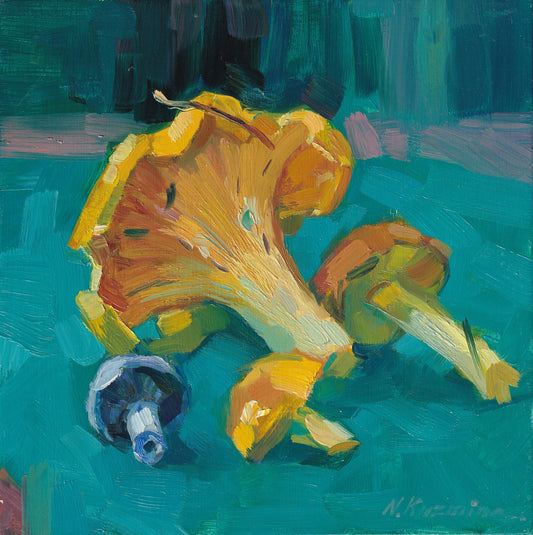 Blue mushroom