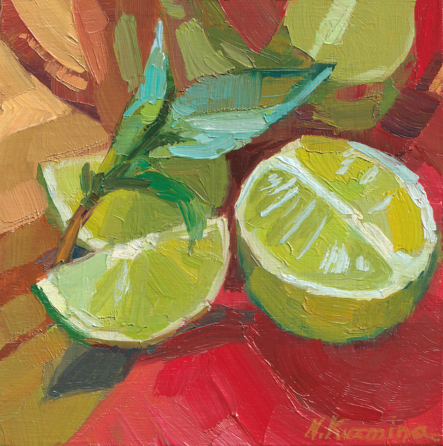 Lime and mint