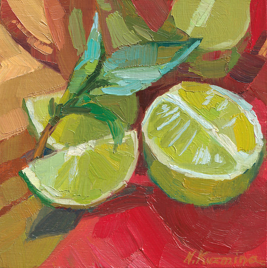 Lime and mint