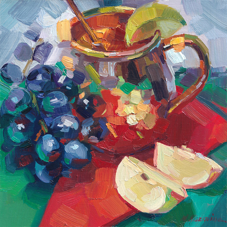 Mule and grapes