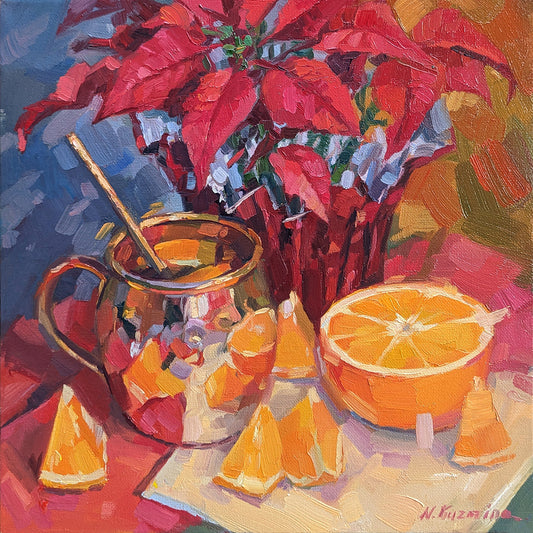 Orange and copper