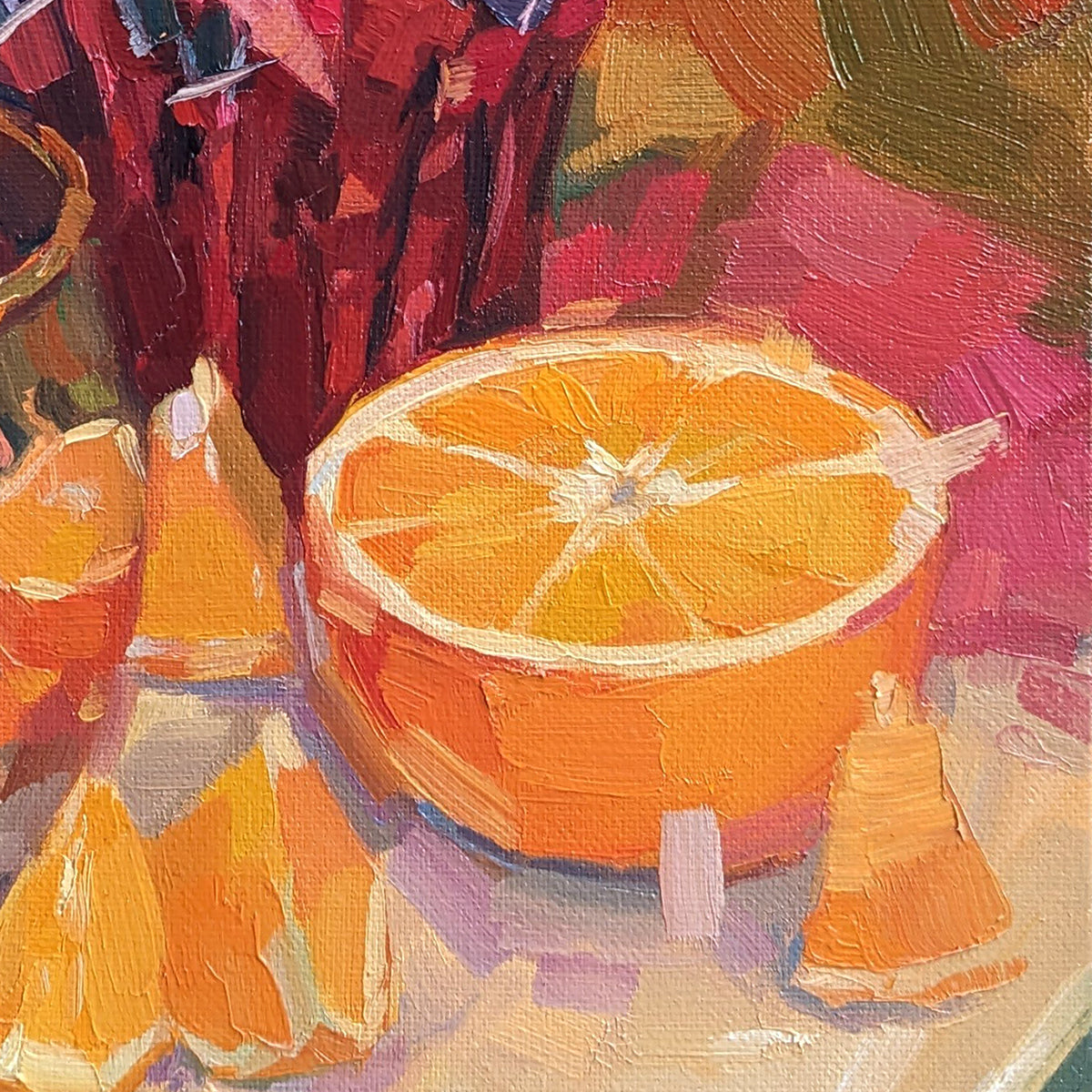 Orange and copper