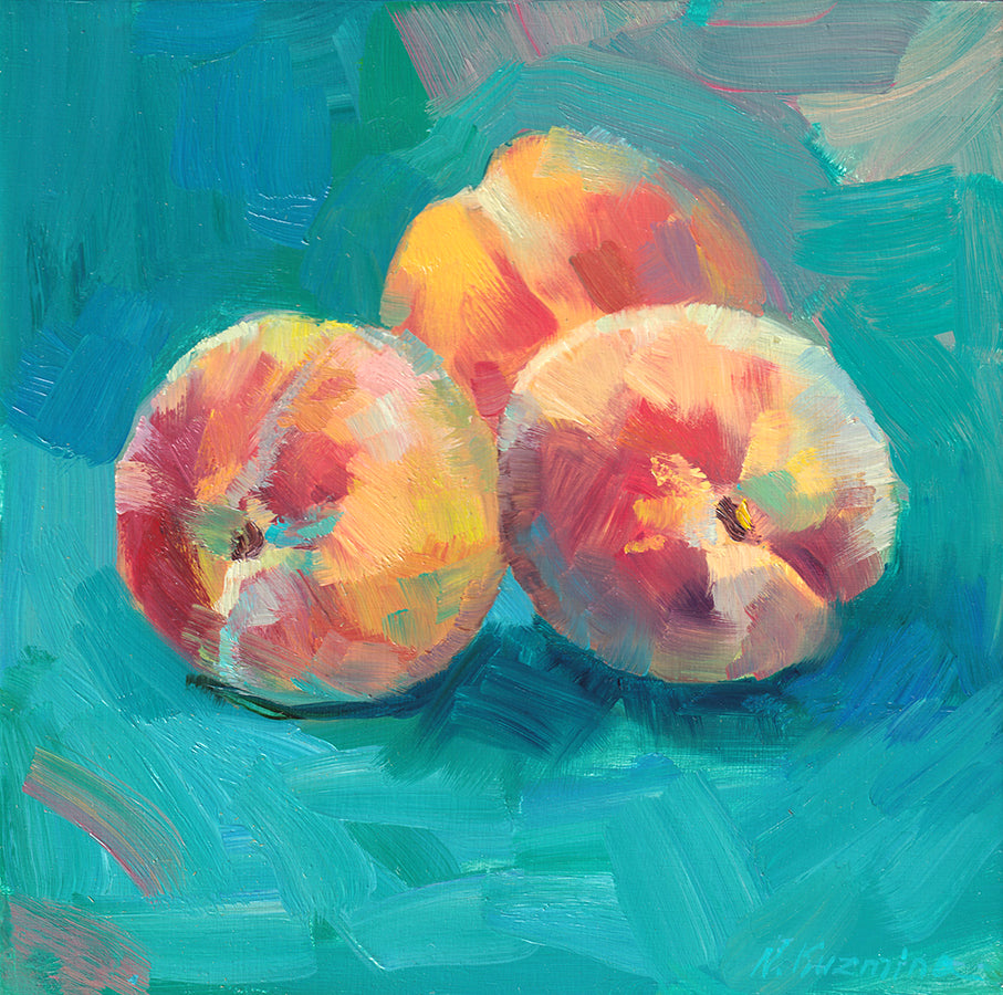 Three peaches
