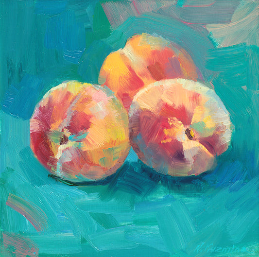 Three peaches