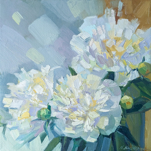 White Peonies