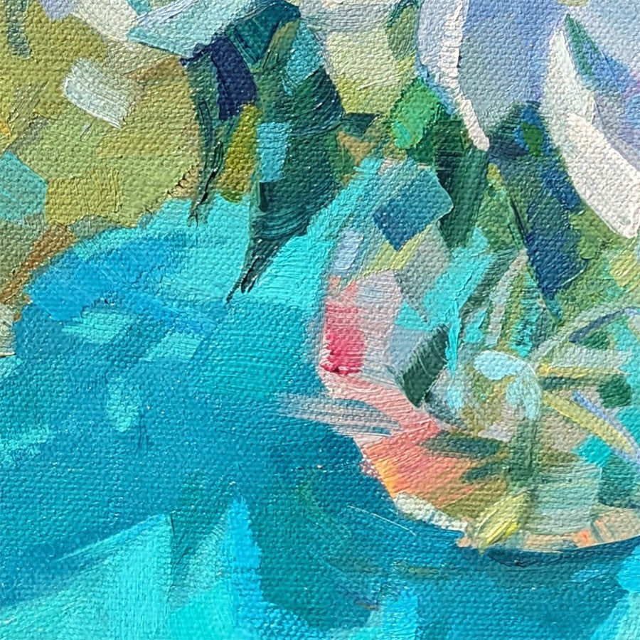 White Peony buds